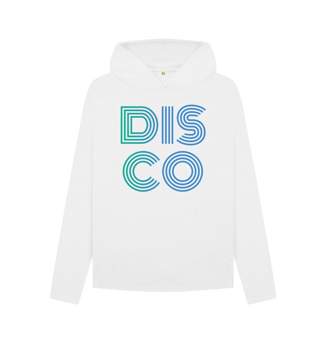 White Women's \"Disco\" Hoodie