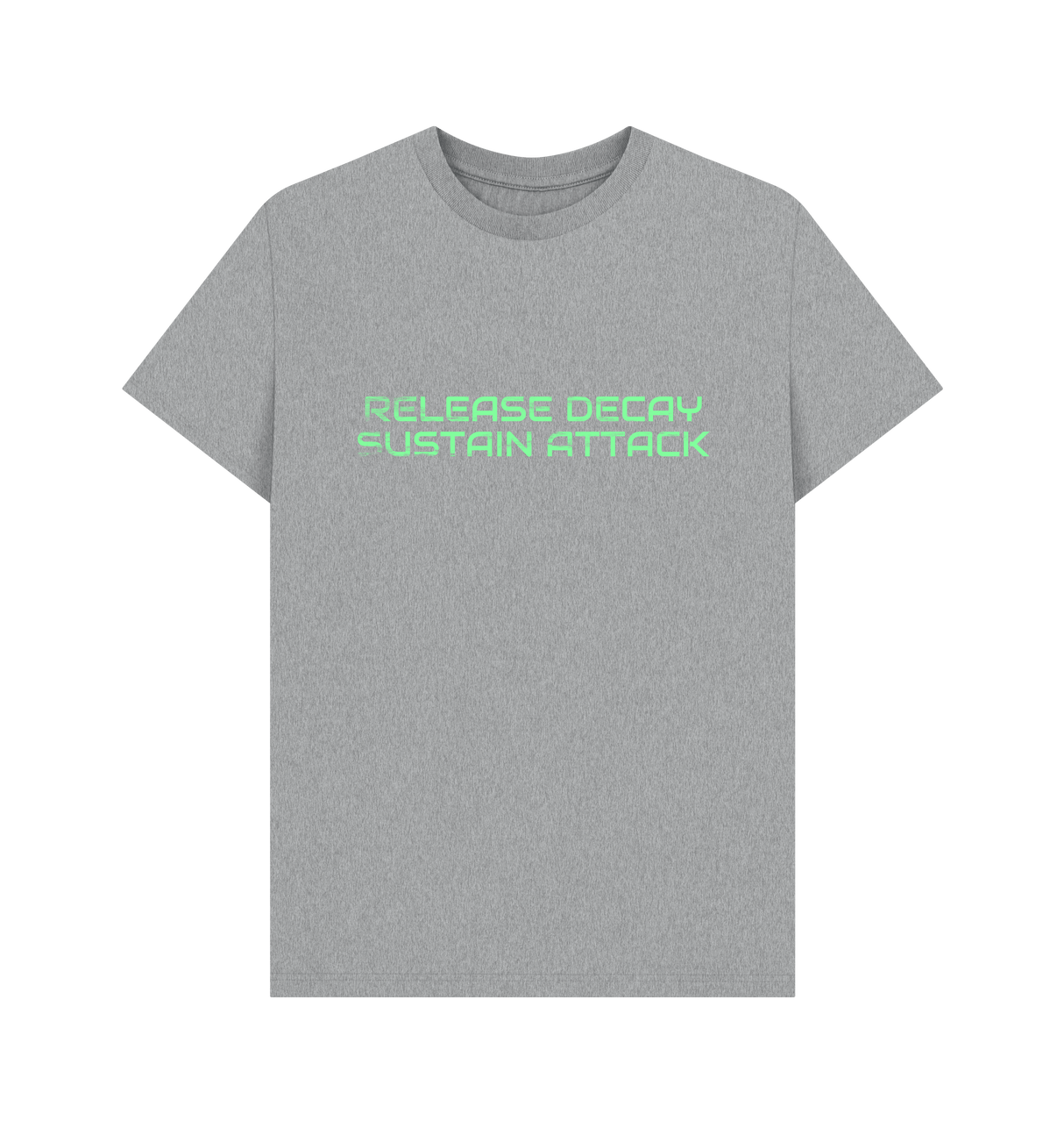 Athletic Grey Printed T-shirt Front