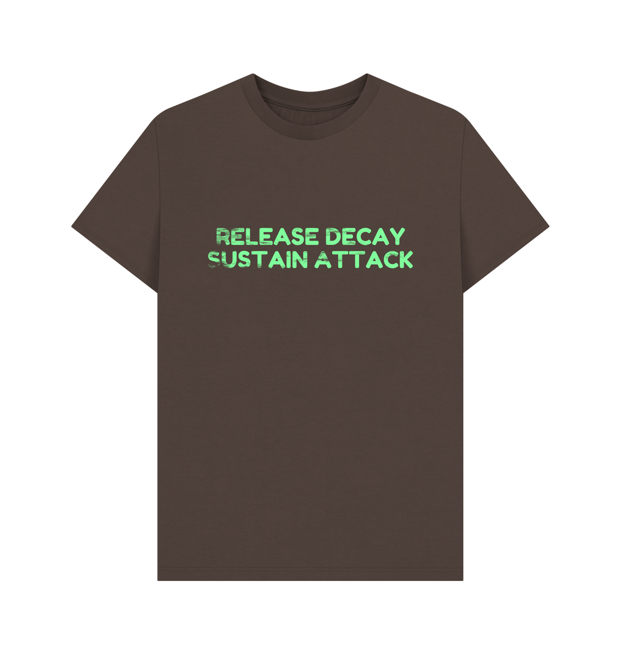 Chocolate Printed T-shirt Front