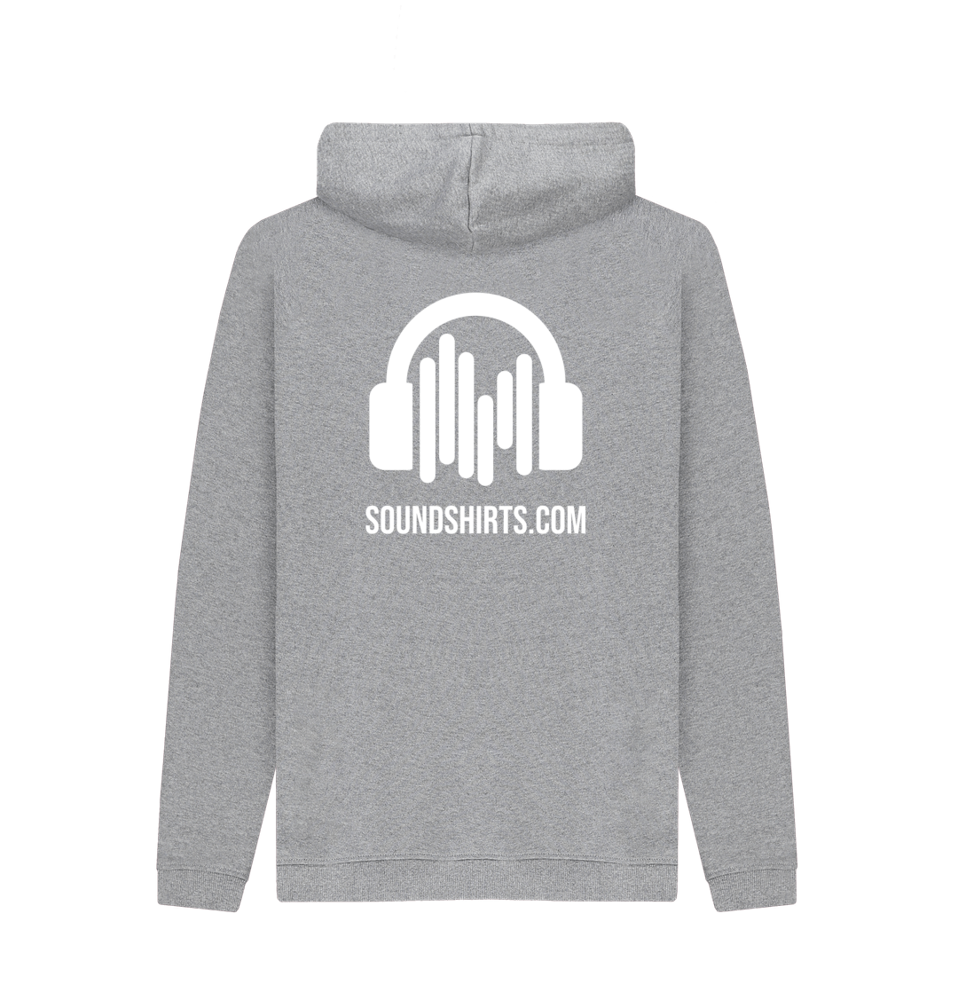 Light Heather Printed Hoody Back