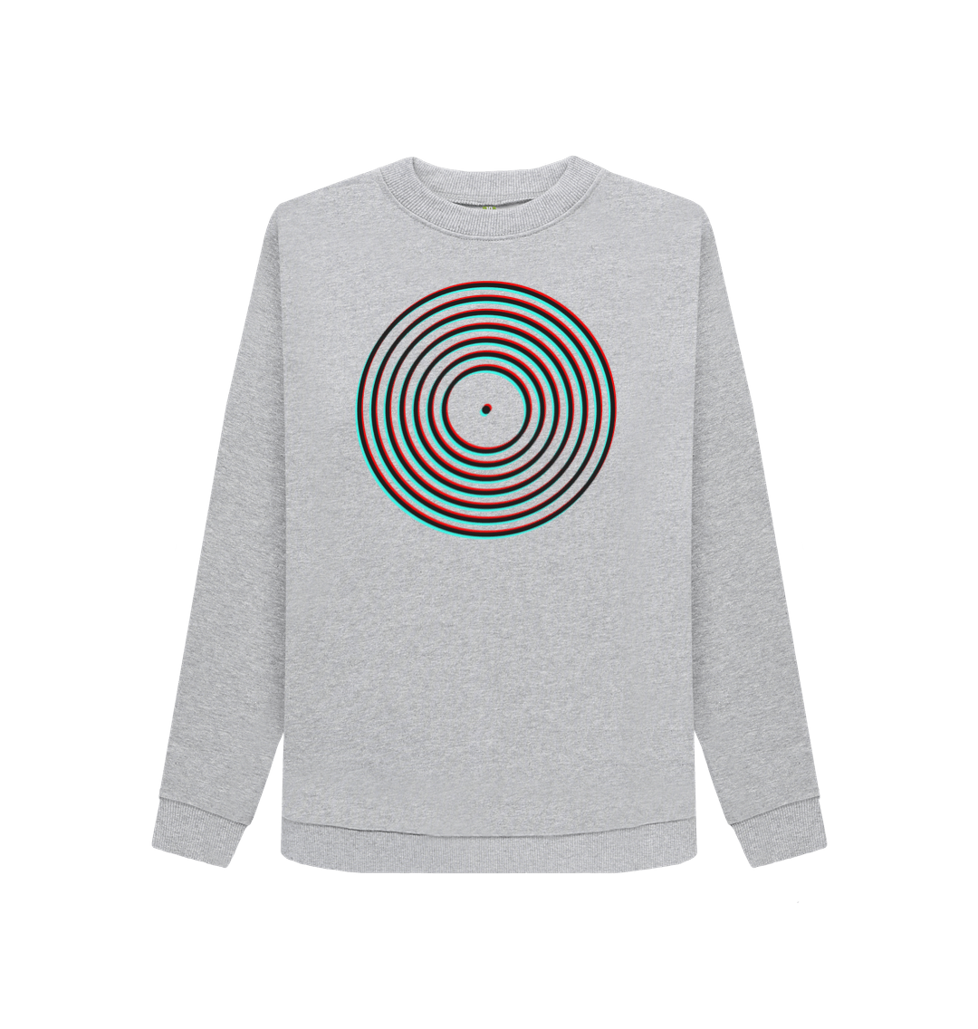 Light Heather Printed Sweater Front