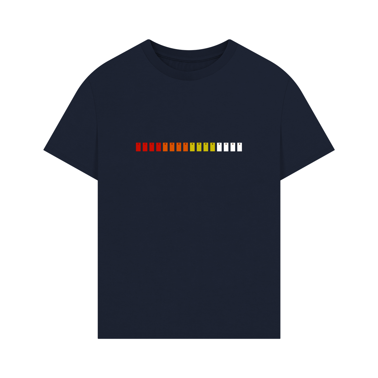 Navy Printed T-shirt Front