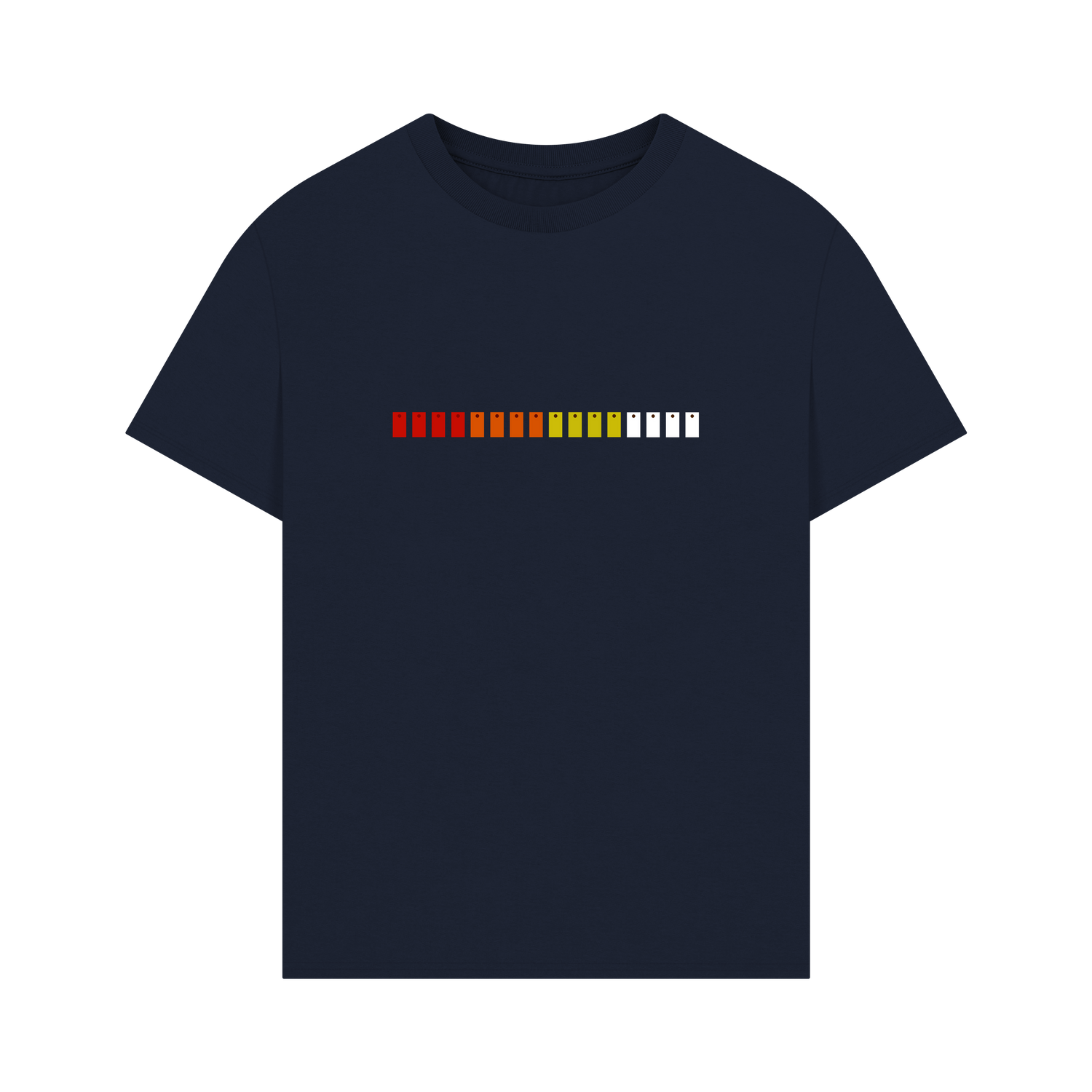 Navy Printed T-shirt Front