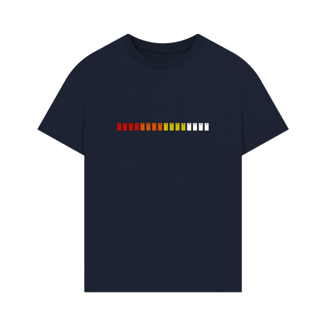 Navy Printed T-shirt Front