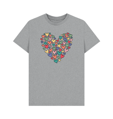 Athletic Grey Printed T-shirt