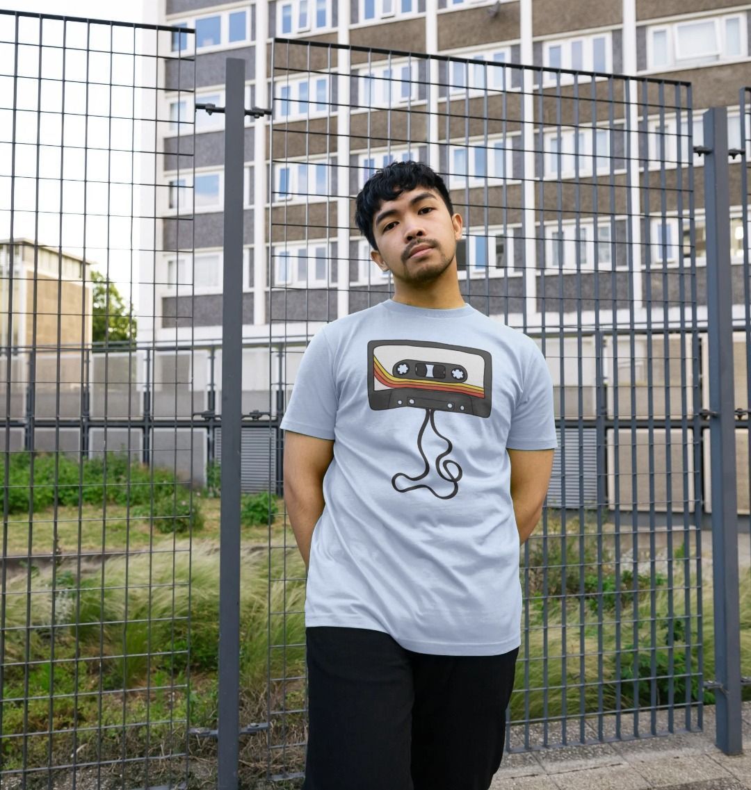 Mens Unwound Cassette Graphic T-Shirt