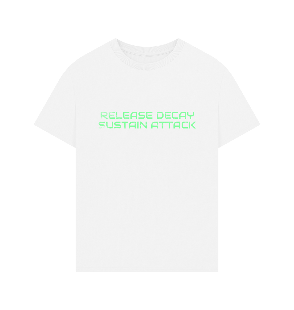 White Printed T-shirt Front