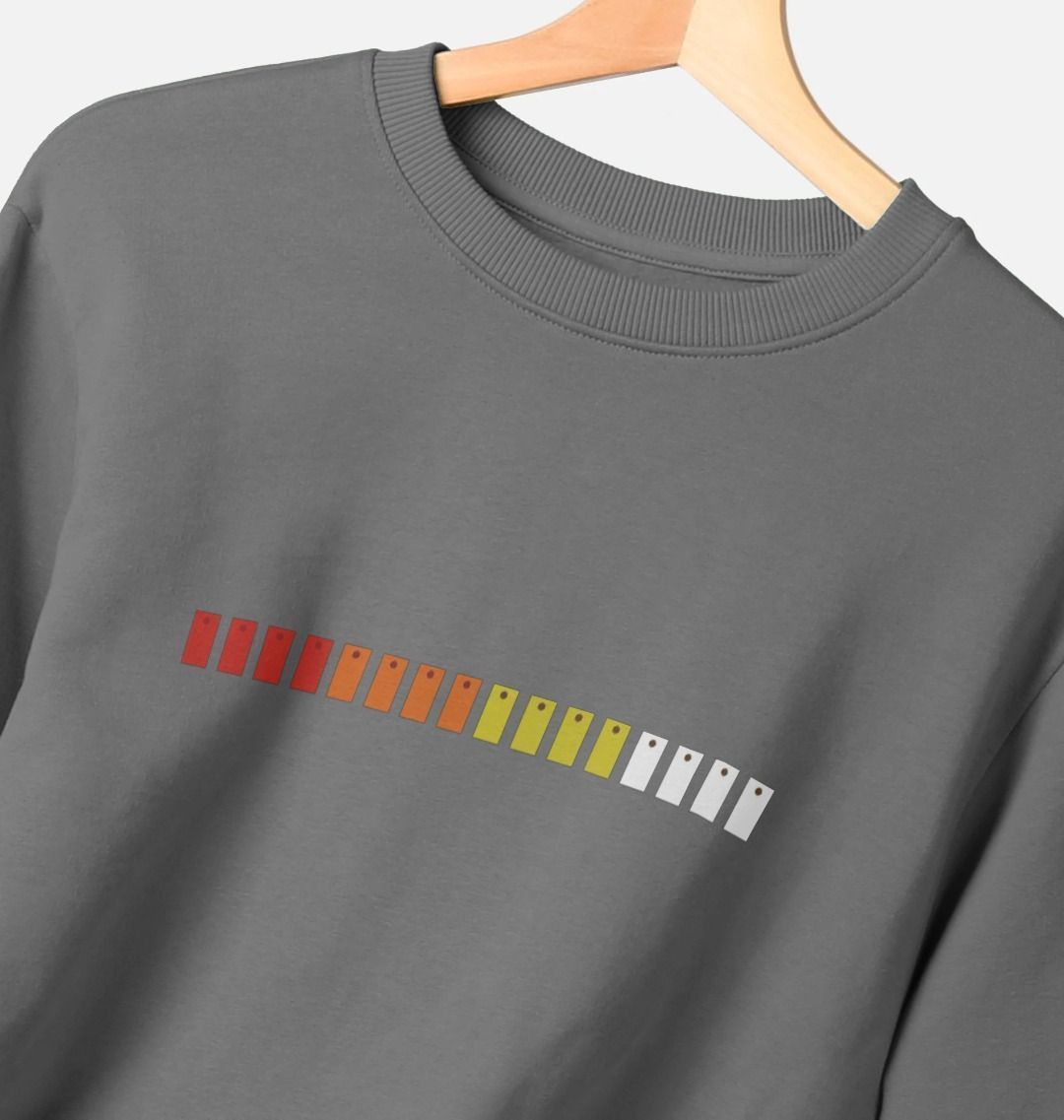 Mens TR-808 Simple Pad Sweater