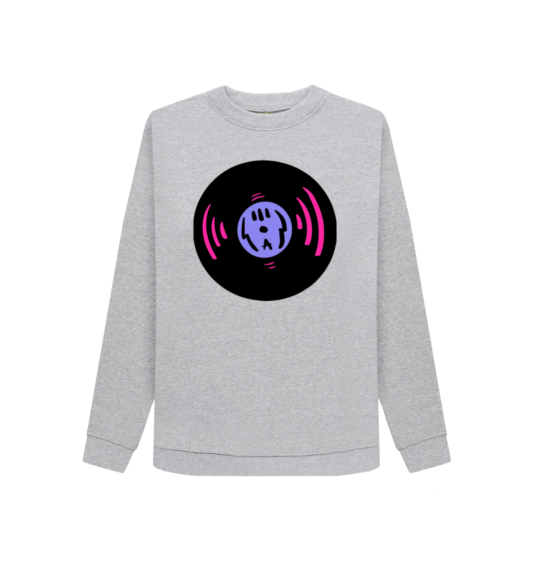 Light Heather Printed Sweater Front