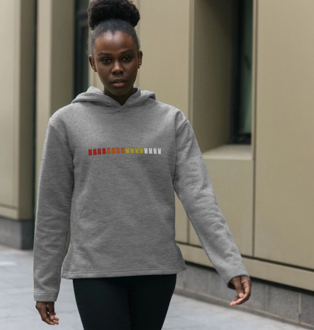 Womens TR-808 Simple Pads Hoodie