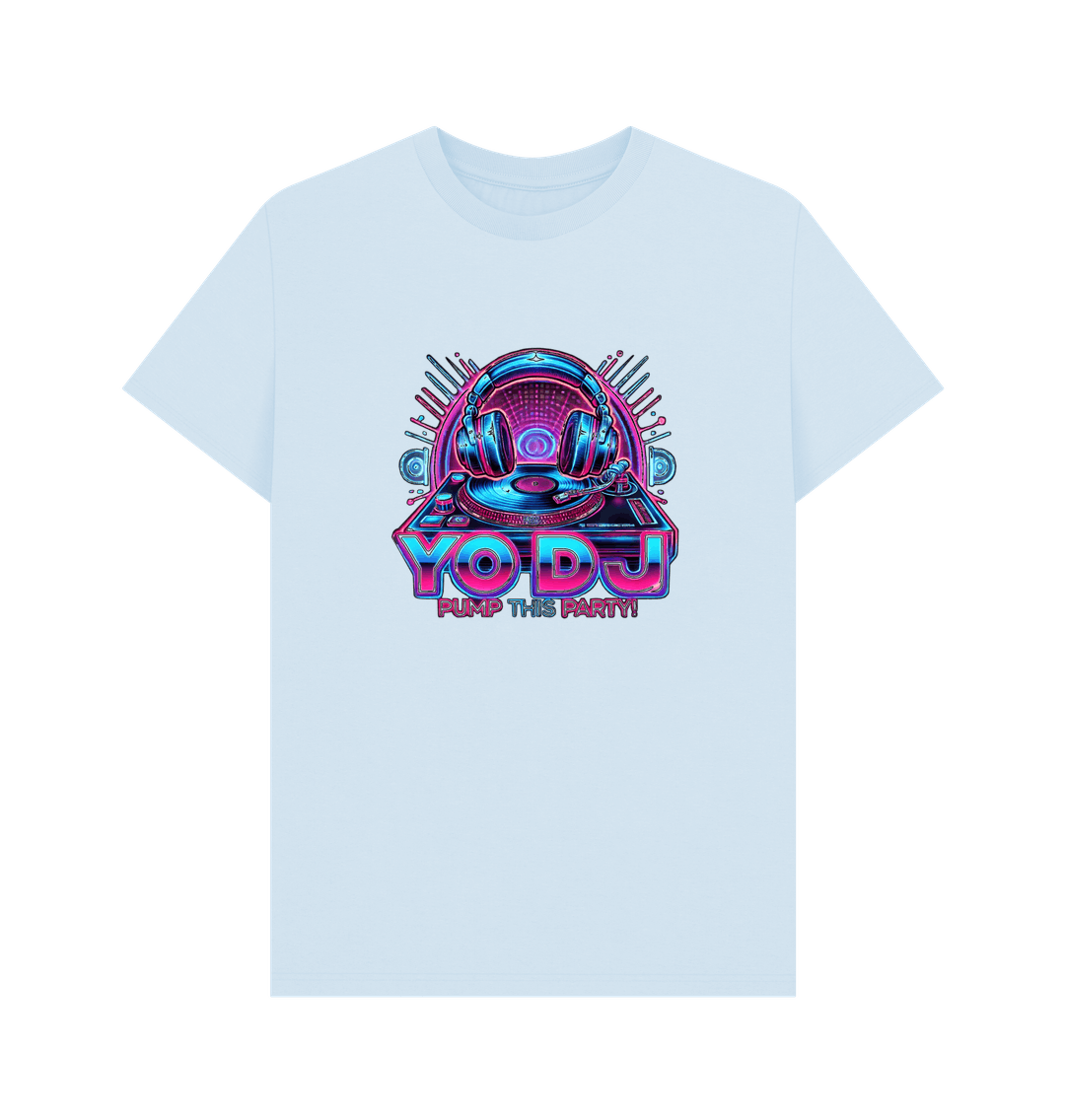 Sky Blue Printed T-shirt