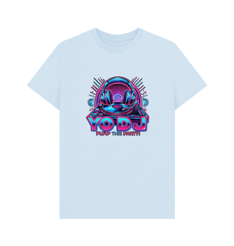 Sky Blue Printed T-shirt