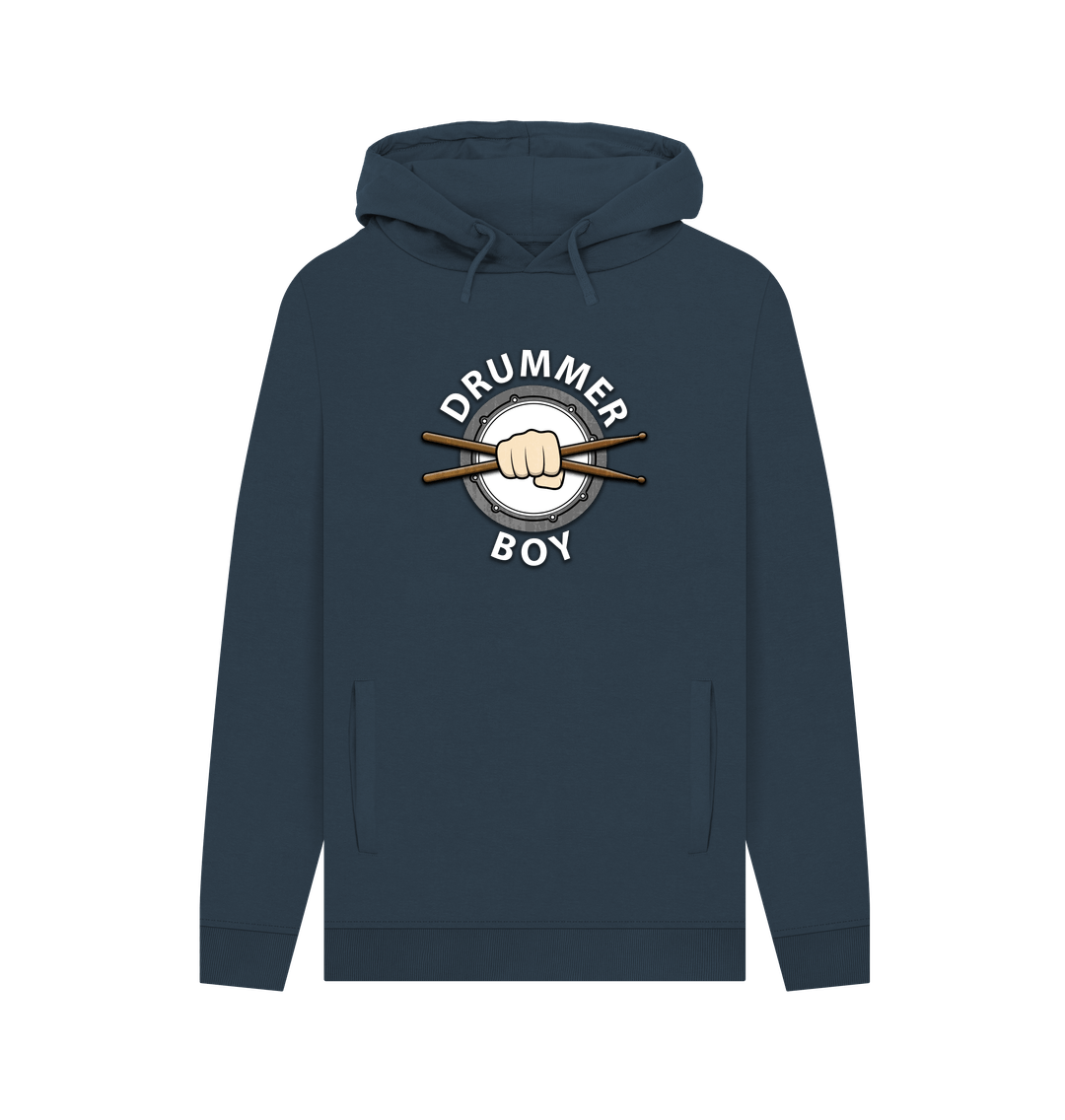 Navy \"Drummer Boy Mens Pullover Hoodie