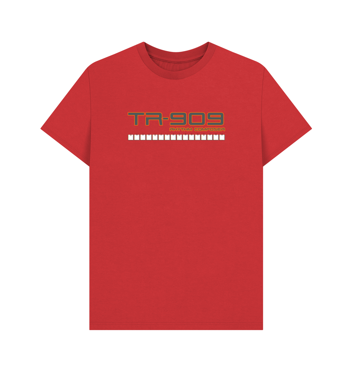 Red Printed T-shirt Front