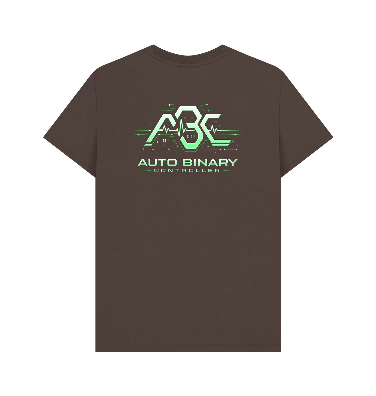 Chocolate Printed T-shirt Back