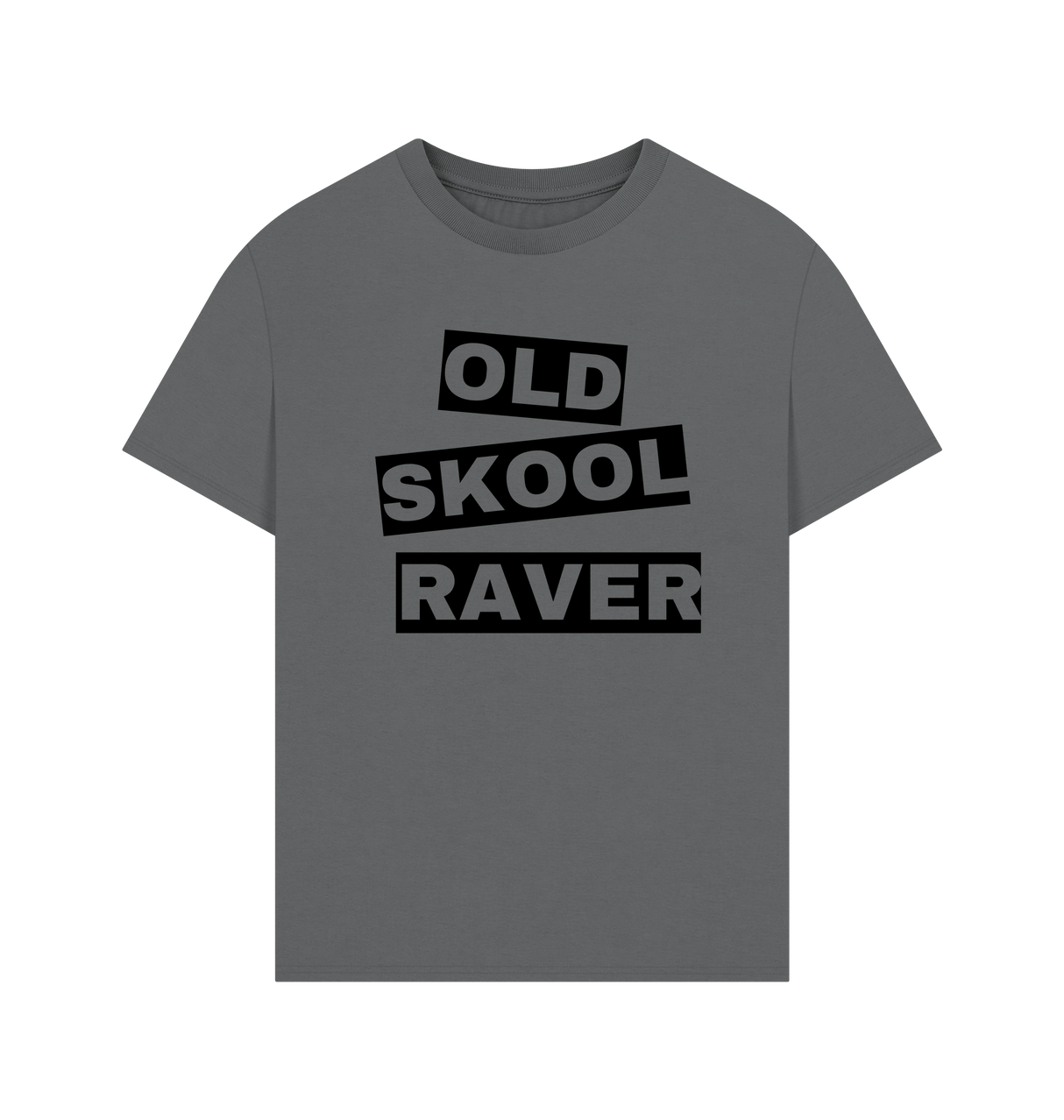 Slate Grey Printed T-shirt Front