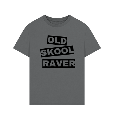 Slate Grey Printed T-shirt Front