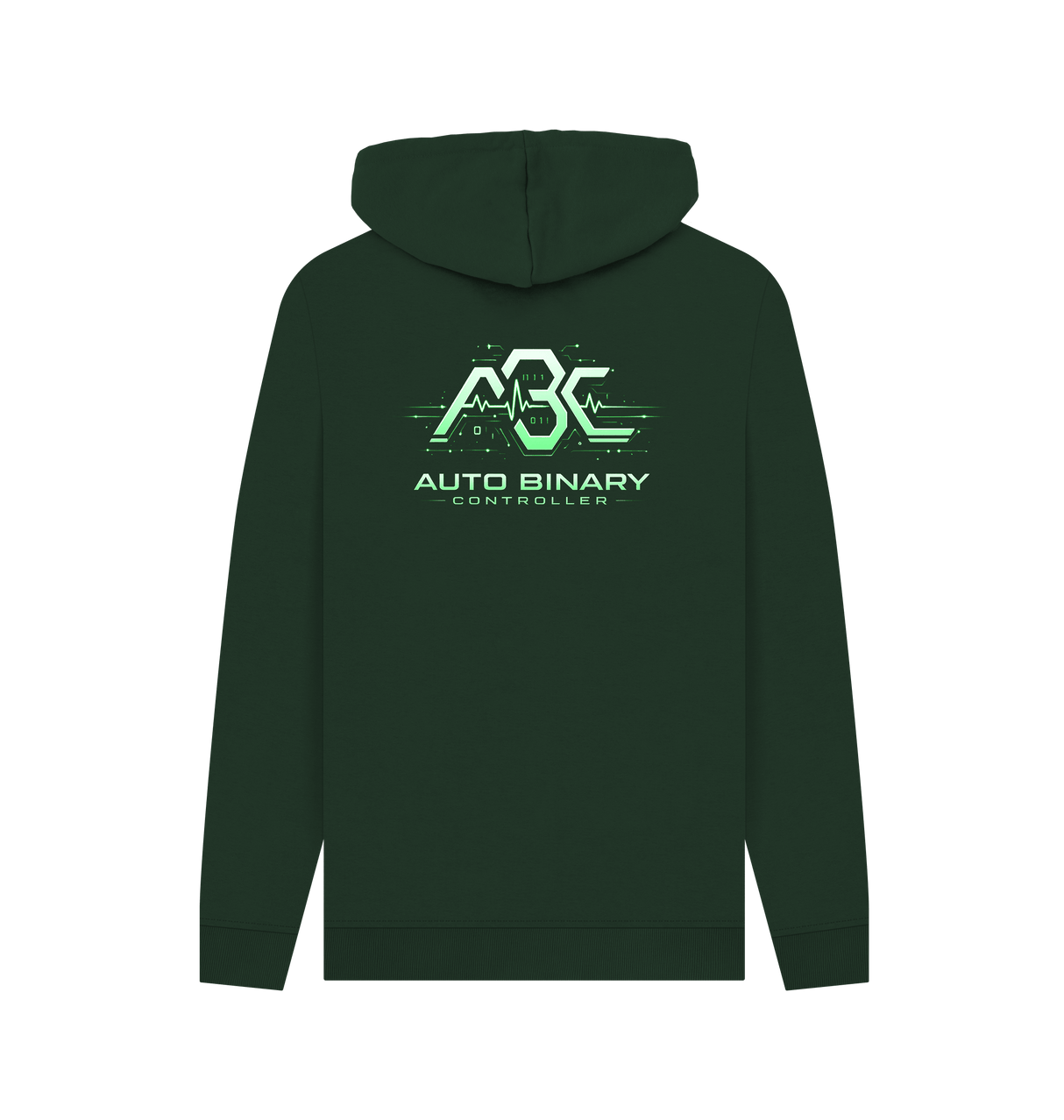 Evergreen Printed Hoody Back
