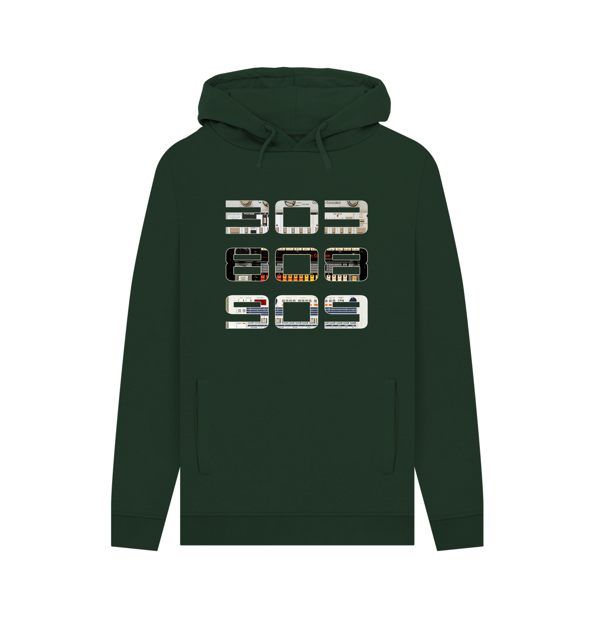 Evergreen Printed Hoody Front