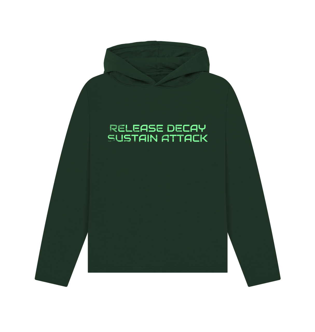 Evergreen Printed Hoody Front