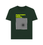 Evergreen Bontempi Love Organ Green & Black Graphic Womens T-Shirt
