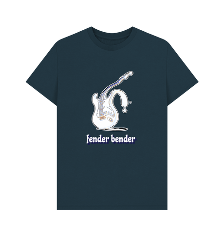 Denim Blue \"Fender Bender\" Liquid Stratocaster T-Shirt