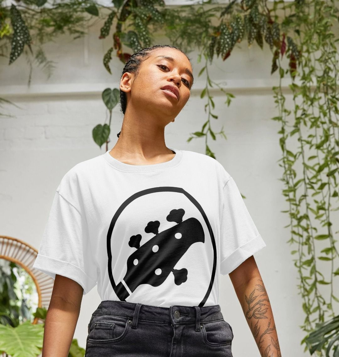 Womens Stingray Guitar Head T-shirt