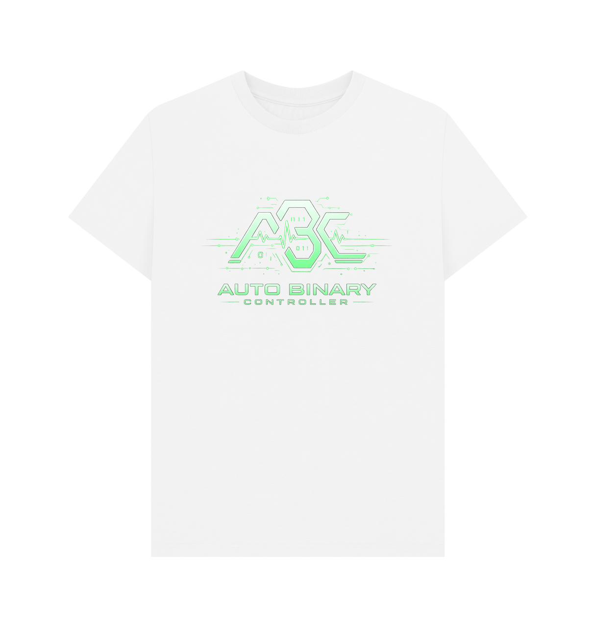 White Printed T-shirt Front