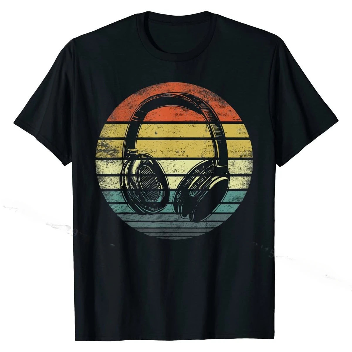 Retro Headphones T-Shirt