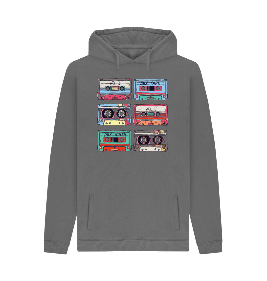 Slate Grey Printed Hoody Front
