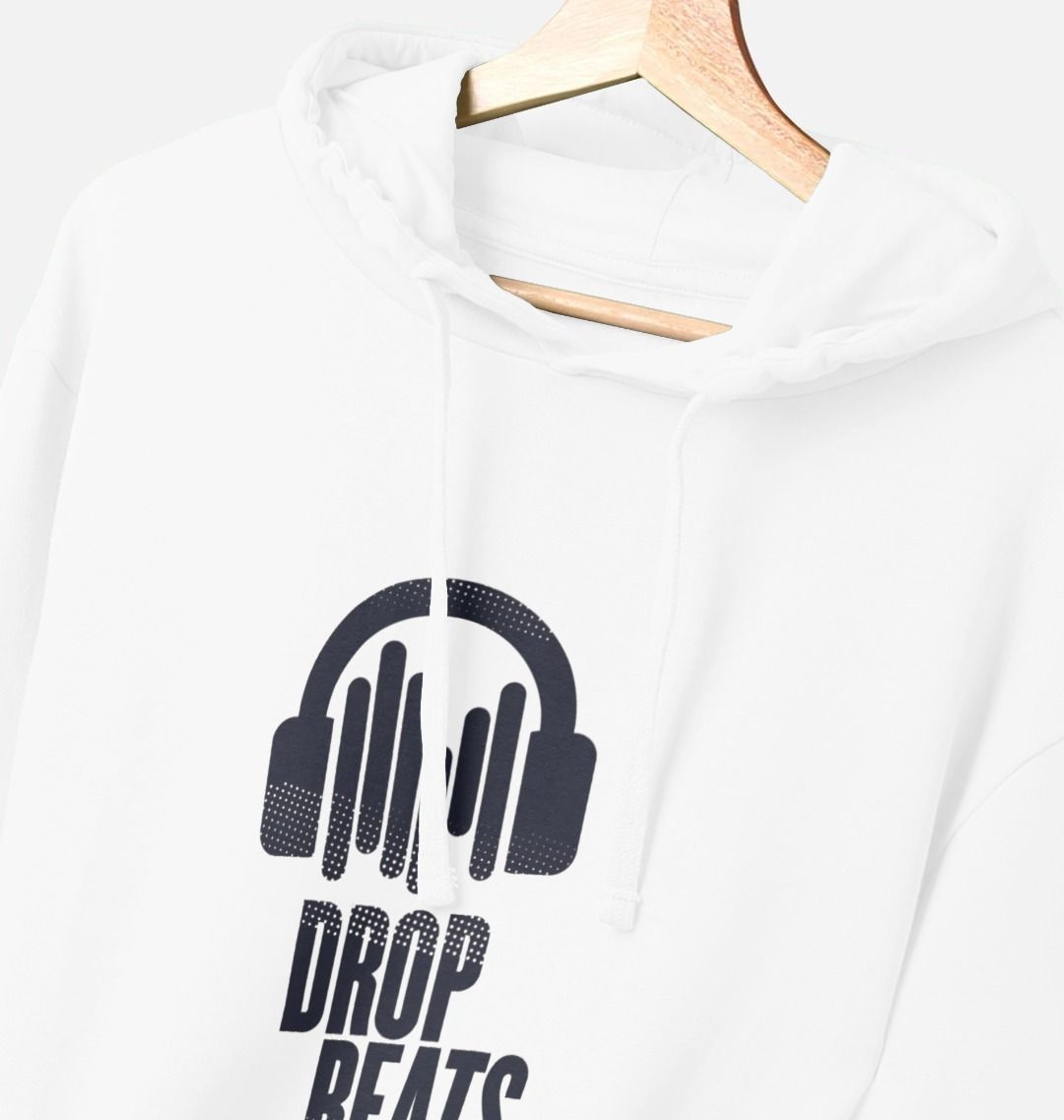 Drop Beats Not Bombs Sound Shirts Navy Logo Mens Hoodie