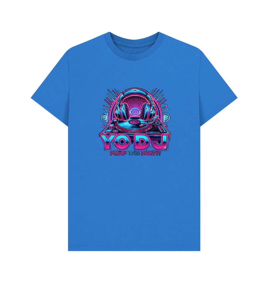 Bright Blue Printed T-shirt