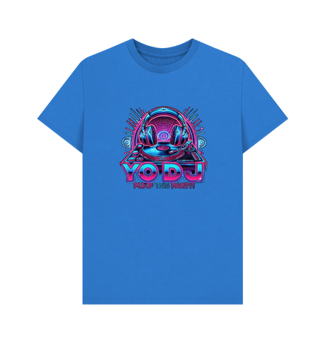 Bright Blue Printed T-shirt