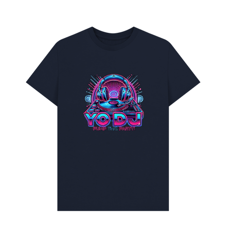 Navy Blue Printed T-shirt
