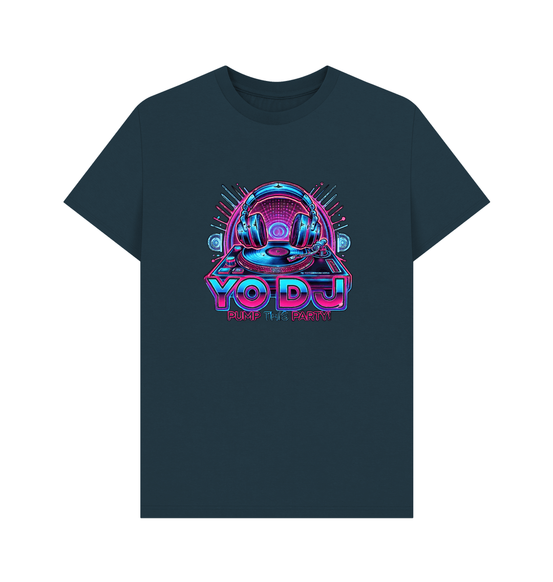 Denim Blue Printed T-shirt