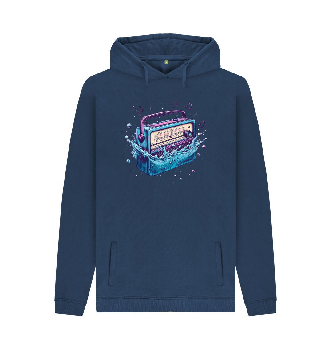 Navy Men's Sync Or Swim Hoodie