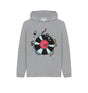 Athletic Grey Kids Cartoon DJ Hoodie