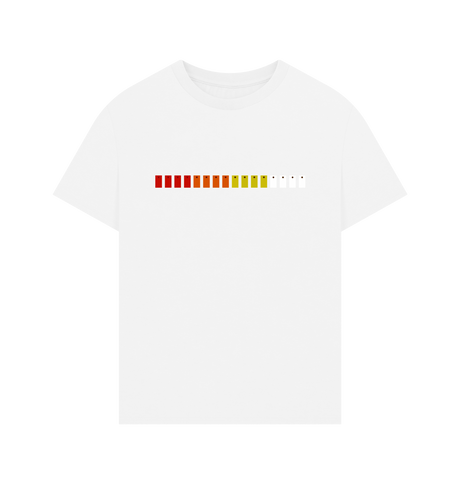 White Printed T-shirt Front