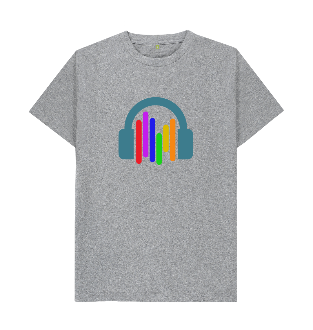 Athletic Grey Printed T-shirt Front