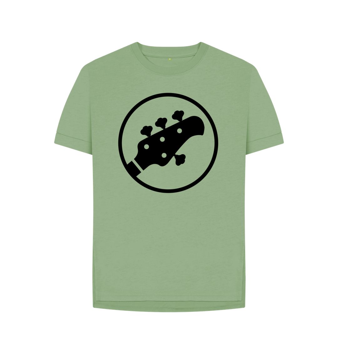 Sage Womens Stingray Guitar Head T-shirt