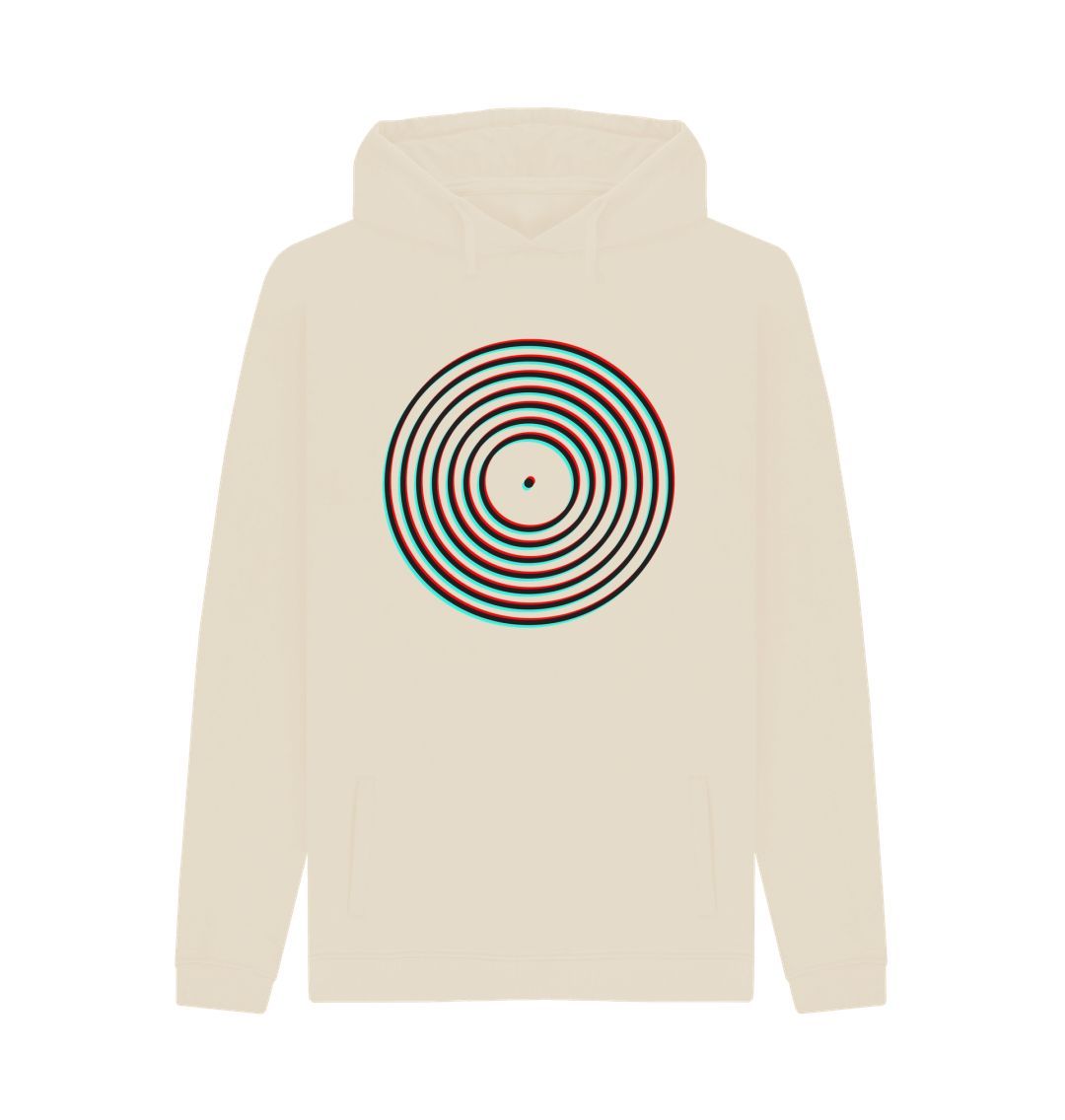 Oat Mens Vinyl Record Outline Hoodie