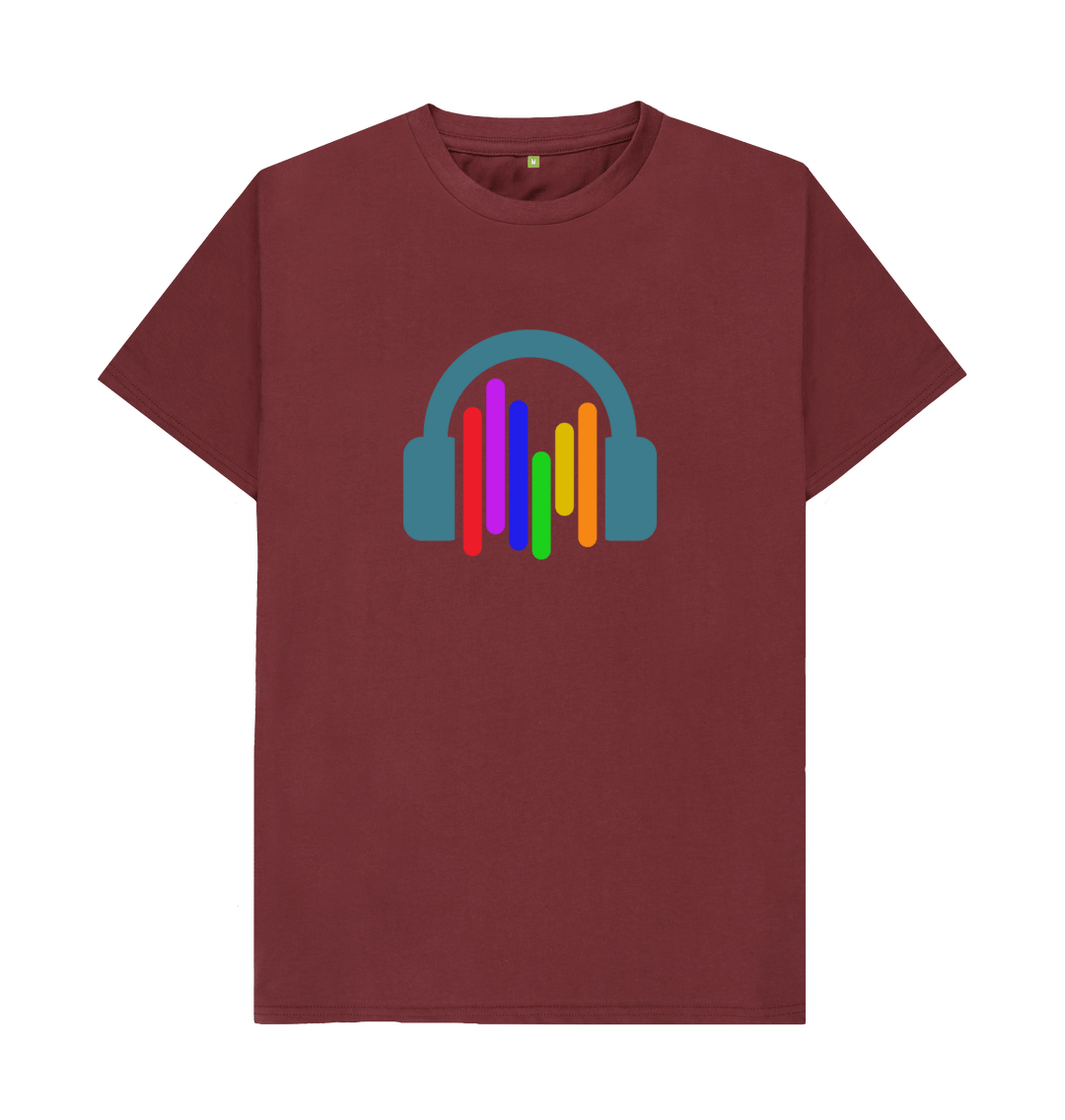 Red Wine Printed T-shirt Front