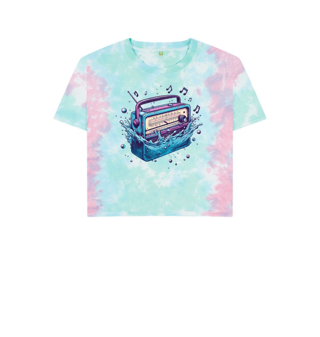 Pastel Tie Dye Women's Sync Or Swim Boxy Fit T-Shirt