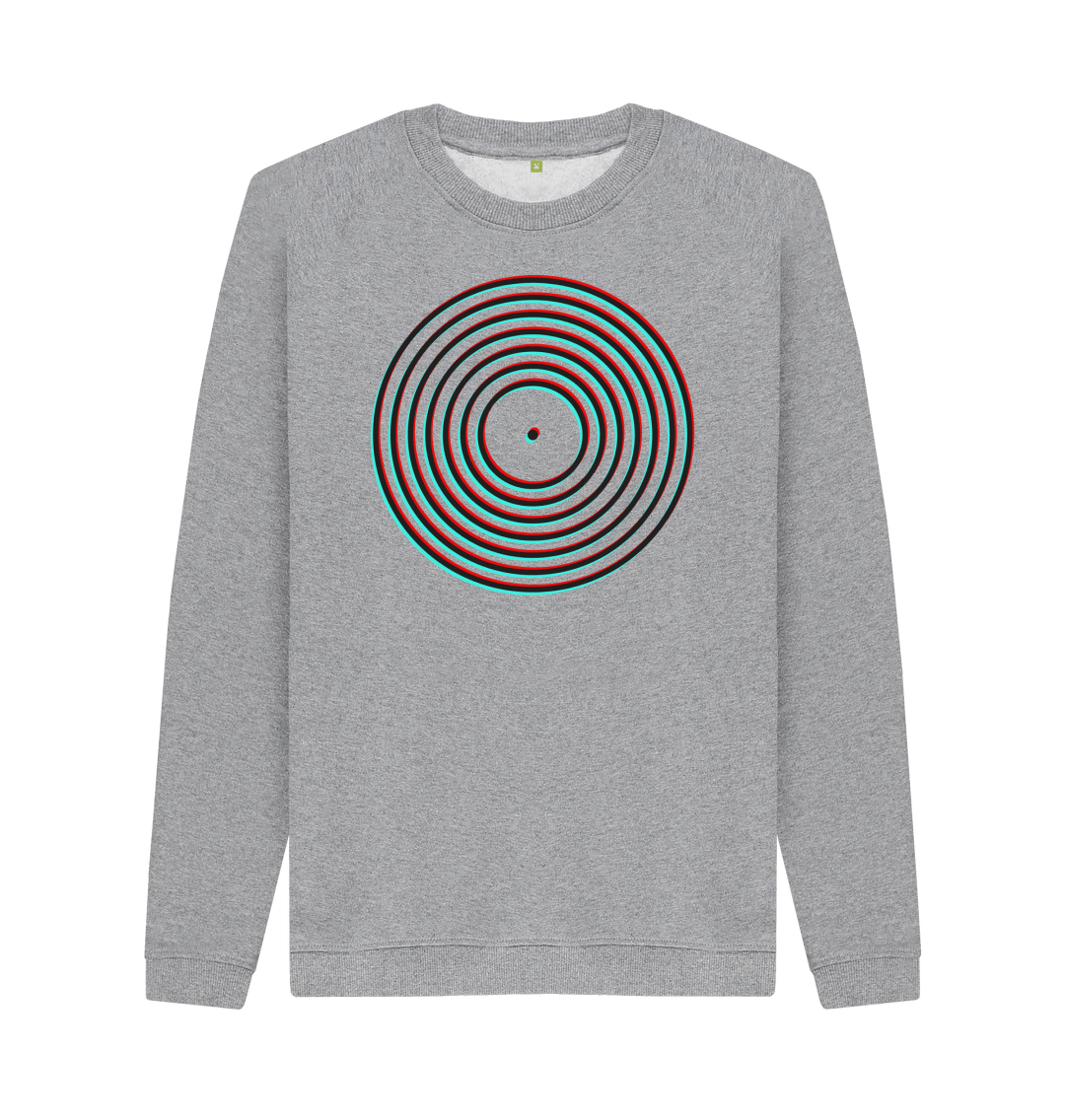 Light Heather Printed Sweater Front