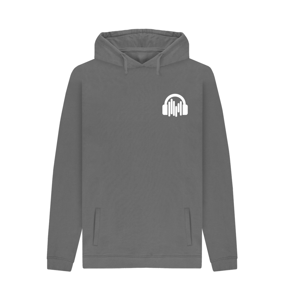 Slate Grey Printed Hoody Front