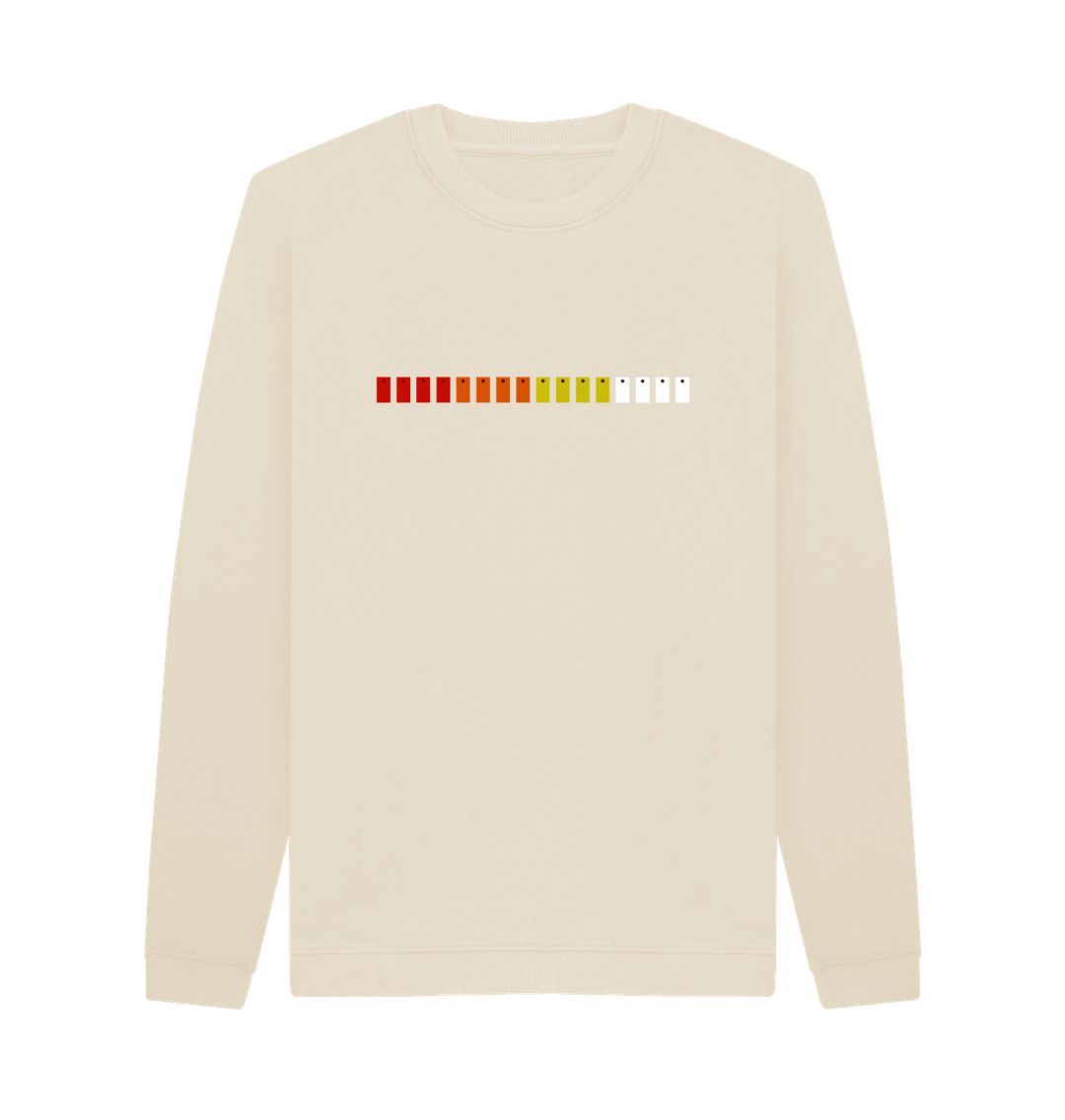 Oat Mens TR-808 Simple Pad Sweater