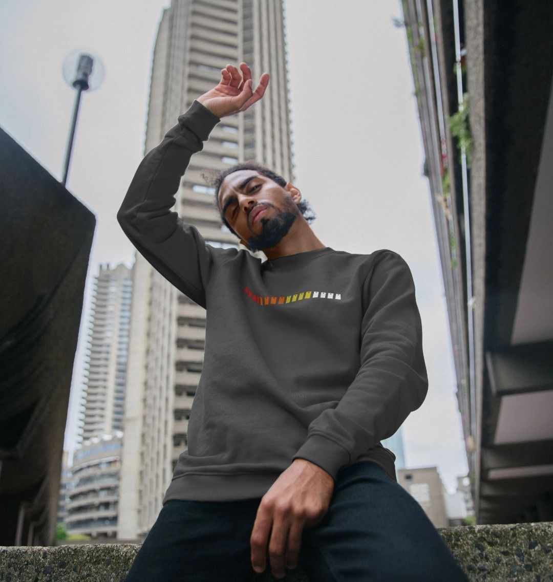 Mens TR-808 Simple Pad Sweater