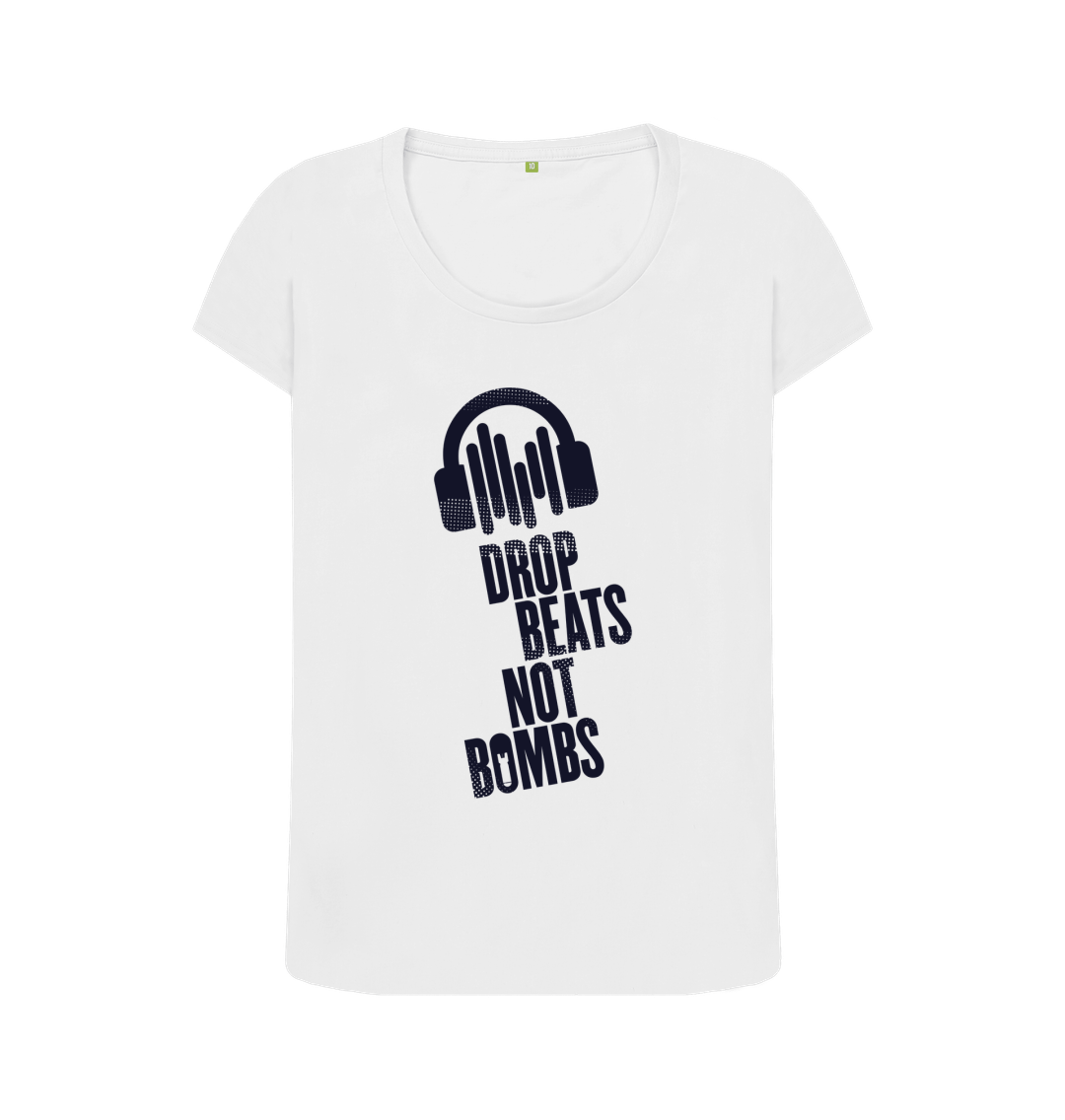 White Printed T-shirt Front
