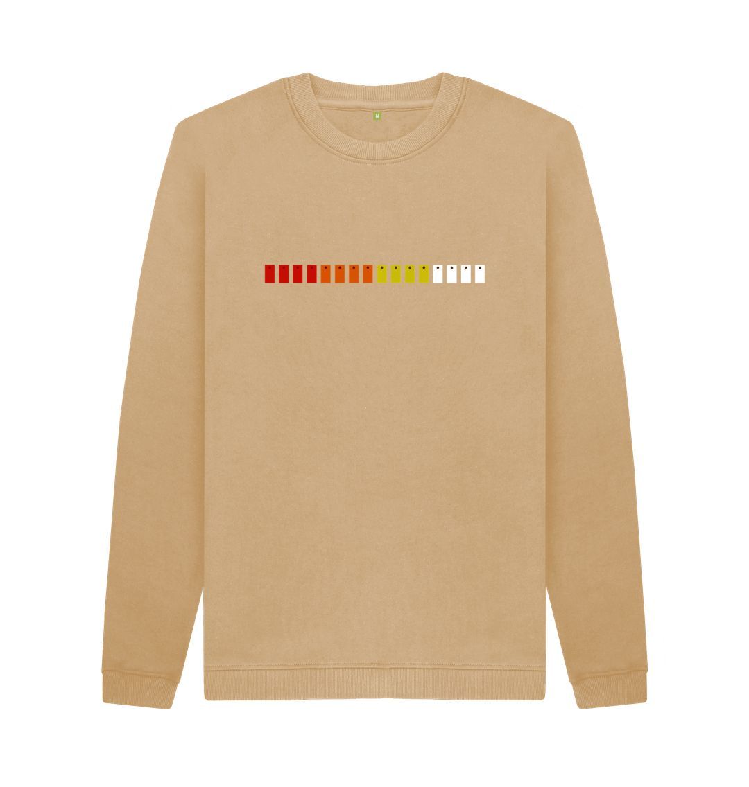 Sand Mens TR-808 Simple Pad Sweater