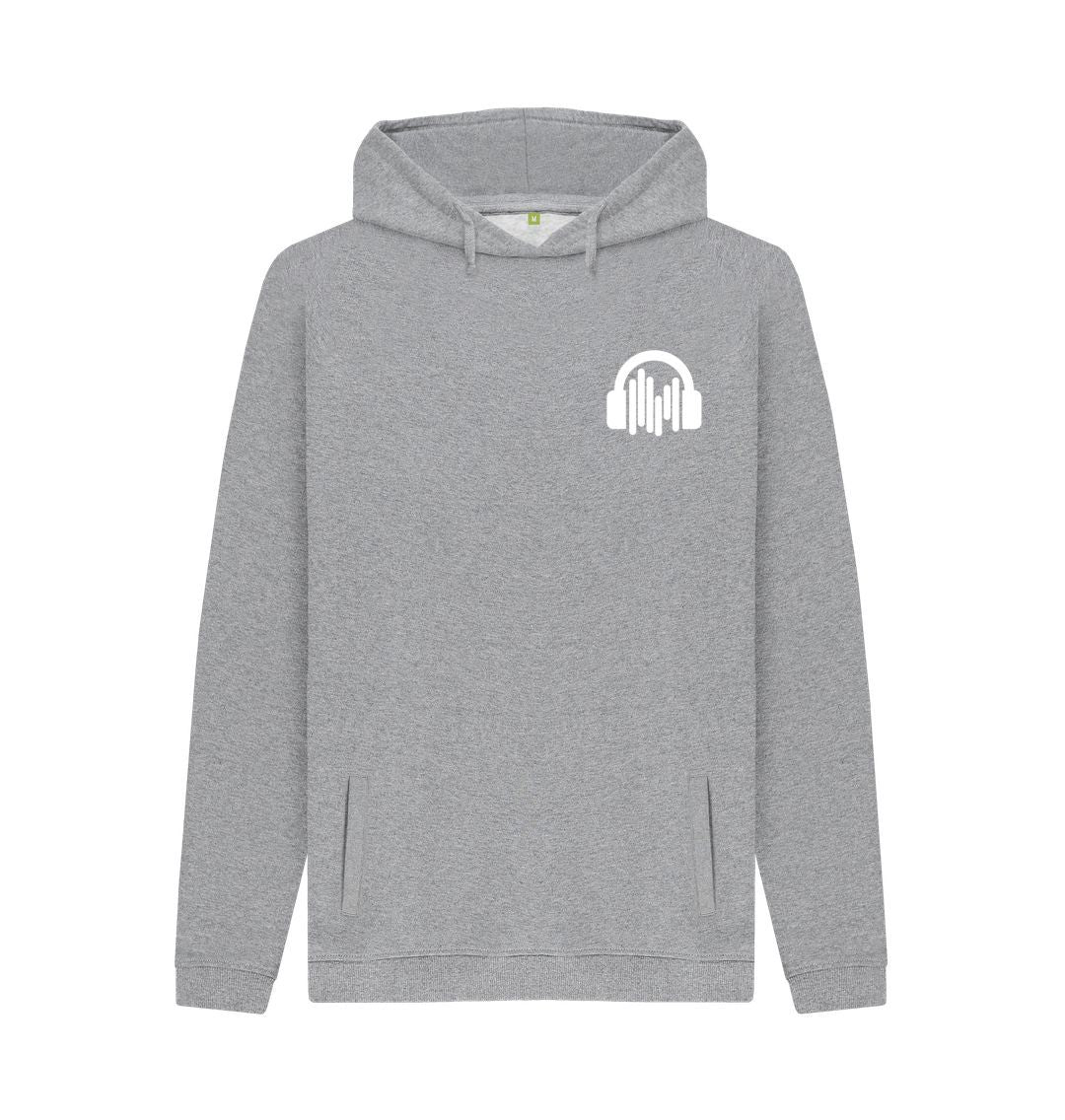 Light Heather Mens Sound Shirts Hoodie w\/ pocket logo